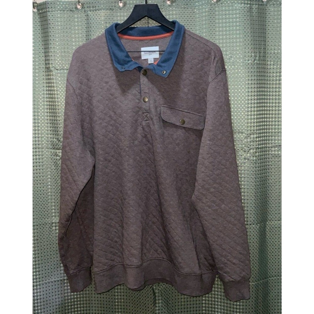 Goodfellow & Co. Quilted quarter button up